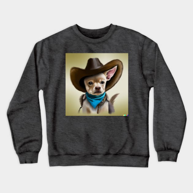 Deputy ankle biter Crewneck Sweatshirt by GhostlierNation